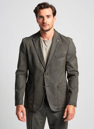 Blazer manches longues vert BUGATTI homme