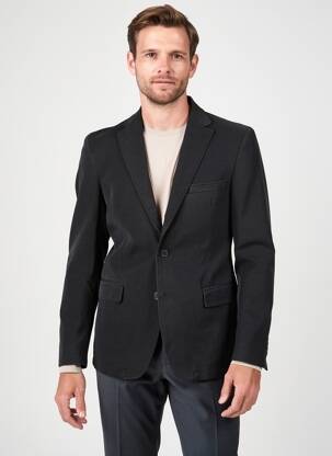 Blazer finition intérieure doublure imprimée gris BRUNO SAINT HILAIRE homme