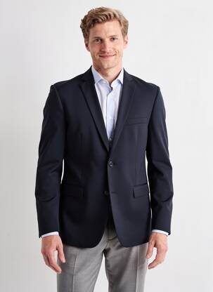 Blazer coupe cintrée gris BRUNO SAINT HILAIRE homme