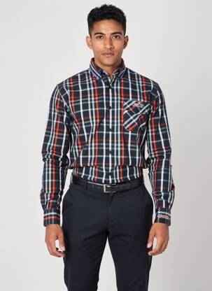 Chemise manches longues poches bleu COMPTOIR DU RUGBY homme