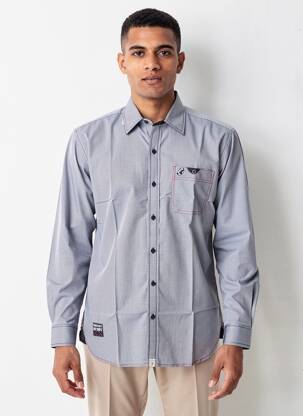 Chemise manches longues poches bleu COMPTOIR DU RUGBY homme