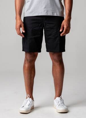 Bermuda tissage popeline taille normale noir COMPTOIR DU RUGBY homme