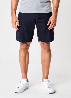 Bermuda tissage popeline taille normale bleu COMPTOIR DU RUGBY homme