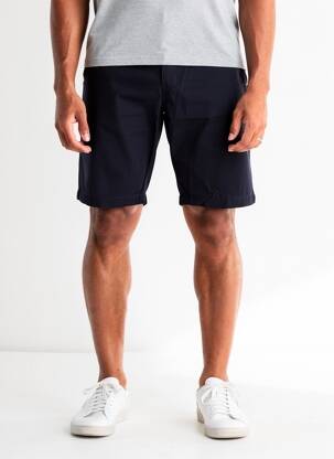 Bermuda tissage popeline taille normale bleu COMPTOIR DU RUGBY homme