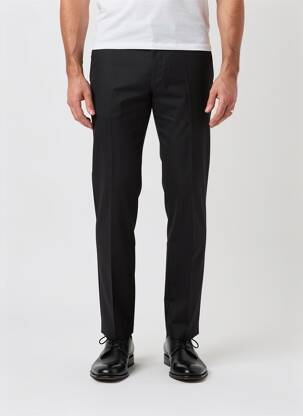 Pantalon droit tissage popeline taille normale noir KARL LAGERFELD homme