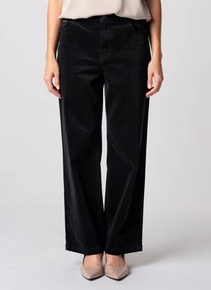 Pantalon droit stretch taille normale noir SALSA femme
