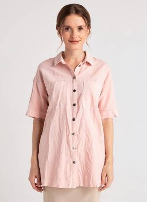 Tunique manches courtes manches courtes rose LA REDOUTE femme