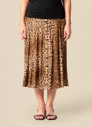 Jupe longue taille haute beige & OTHER STORIES femme