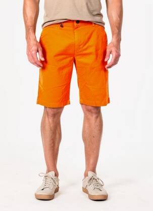 Bermuda tissage denim taille normale orange RECYCLED ART WORLD homme