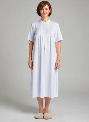 Chemise de nuit stretch bleu RINGELLA femme
