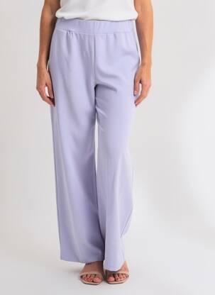 Pantalon large poches taille normale violet WAY WAY femme