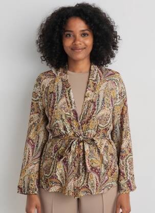 Blazer coupe cintrée jaune SUMMUM femme
