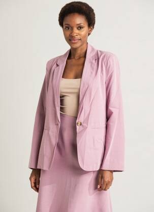Blazer coupe cintrée violet MKT STUDIO femme