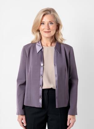 Veste casual poches violet WEILL femme