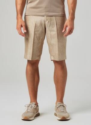 Bermuda taille à pinces taille normale marron MEXX homme