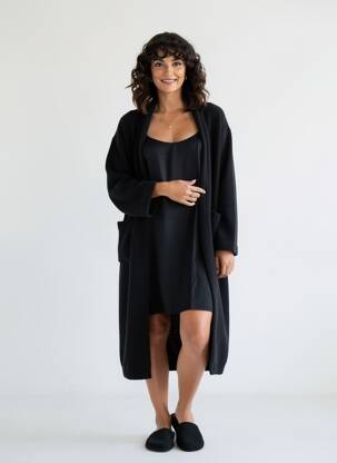 Nuisette/combinette stretch noir FRALY femme