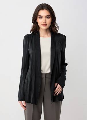 Blazer col châle noir AMERICAN VINTAGE femme