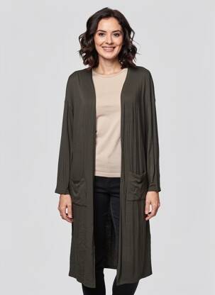 Veste casual col tailleur vert STREET ONE femme