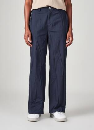 Pantalon chino tissage popeline taille normale bleu STREET ONE femme
