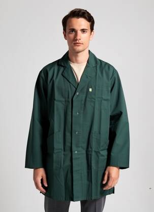 Veste casual fermeture boutonnée sur le devant vert LE CÈDRE homme