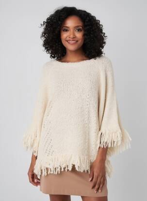 Pull coupe droite manches longues beige CIVICO 1 femme