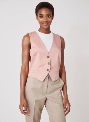 Gilet sans manche doublure rose ALTAMIRA femme