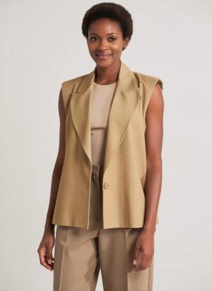 Blazer finition intérieure doublée marron KING KONG femme