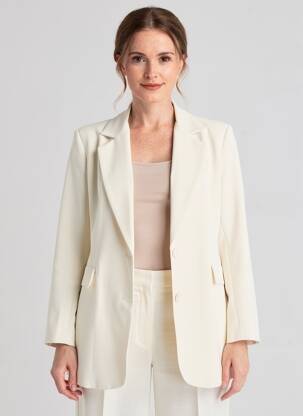 Blazer poches beige ANGELA DAVIS femme