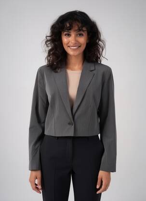 Blazer poignets boutonnés gris CREAM femme