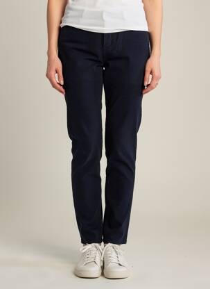 Pantalon slim stretch taille normale bleu KANOPE femme