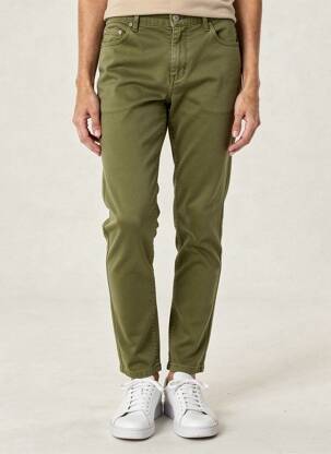 Pantalon slim stretch taille normale vert KANOPE femme