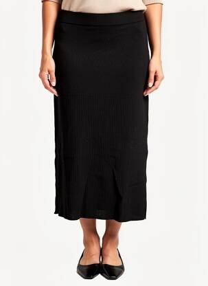 Jupe longue coupe droite noir LOLA ESPELETA femme