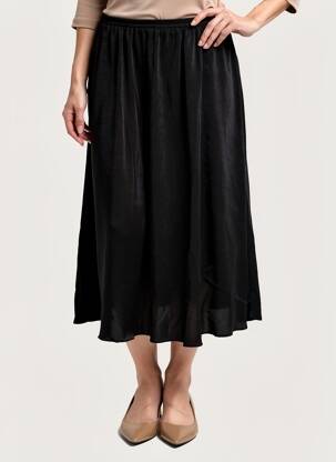 Jupe longue coupe droite noir SCHOOL RAG femme