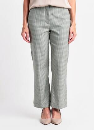 Pantalon 7/8 taille haute taille haute vert INDI & COLD femme