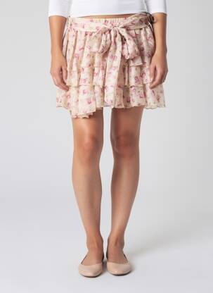 Jupe short stretch rose LUMINA femme
