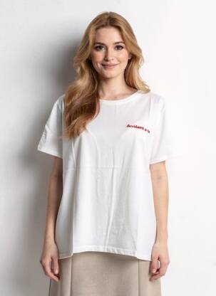 T-shirt coupe droite manches courtes blanc ALTAMIRA femme