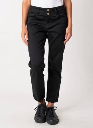 Pantalon 7/8 stretch taille normale noir LOLA ESPELETA femme