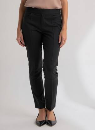 Pantalon slim taille élastique taille normale noir STREET ONE femme