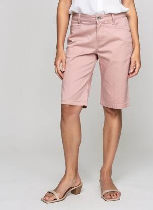 Bermuda taille basse taille basse rose STREET ONE femme