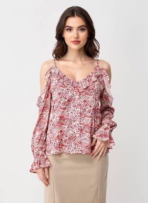 Top manches longues manches longues rose FREEMAN T.PORTER femme
