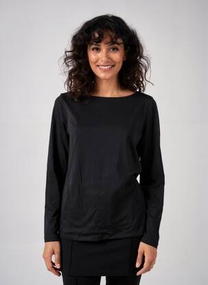 T-shirt manches longues manches longues noir STREET ONE femme