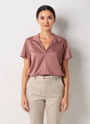 T-shirt coupe droite manches courtes rose MINTH femme