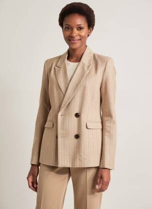 Blazer poignets boutonnés marron MKT STUDIO femme