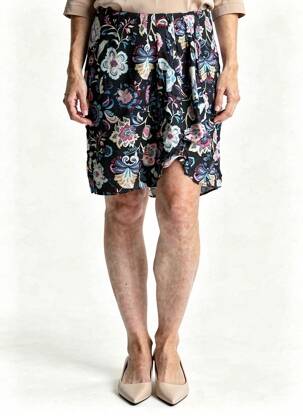Jupe courte doublure noir BERENICE femme