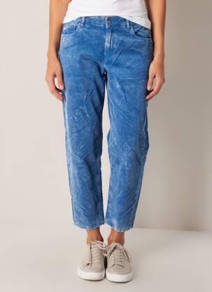 Pantalon 7/8 stretch taille normale bleu HOD femme