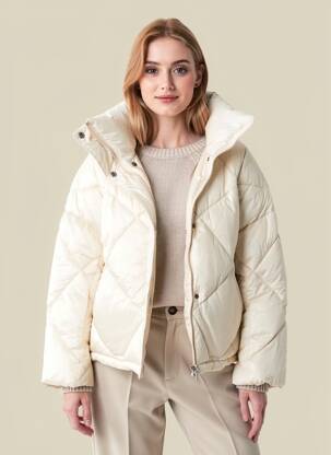 Doudoune poches sans capuche beige OOF WEAR femme