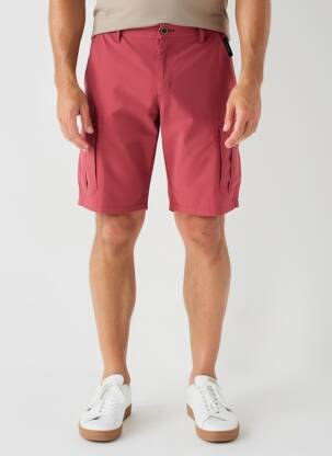 Bermuda taille élastique taille normale rouge PETER COFOX homme