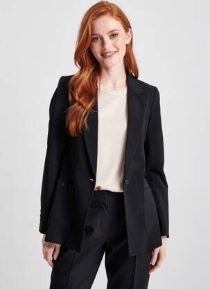 Blazer poches noir DIVILUNE femme