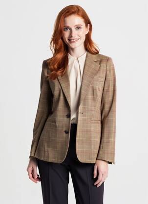 Blazer poches marron DIVILUNE femme