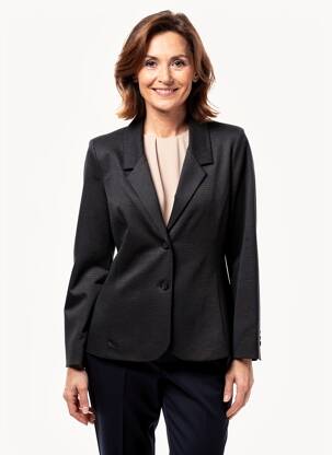 Blazer coupe cintrée noir GEVANA femme